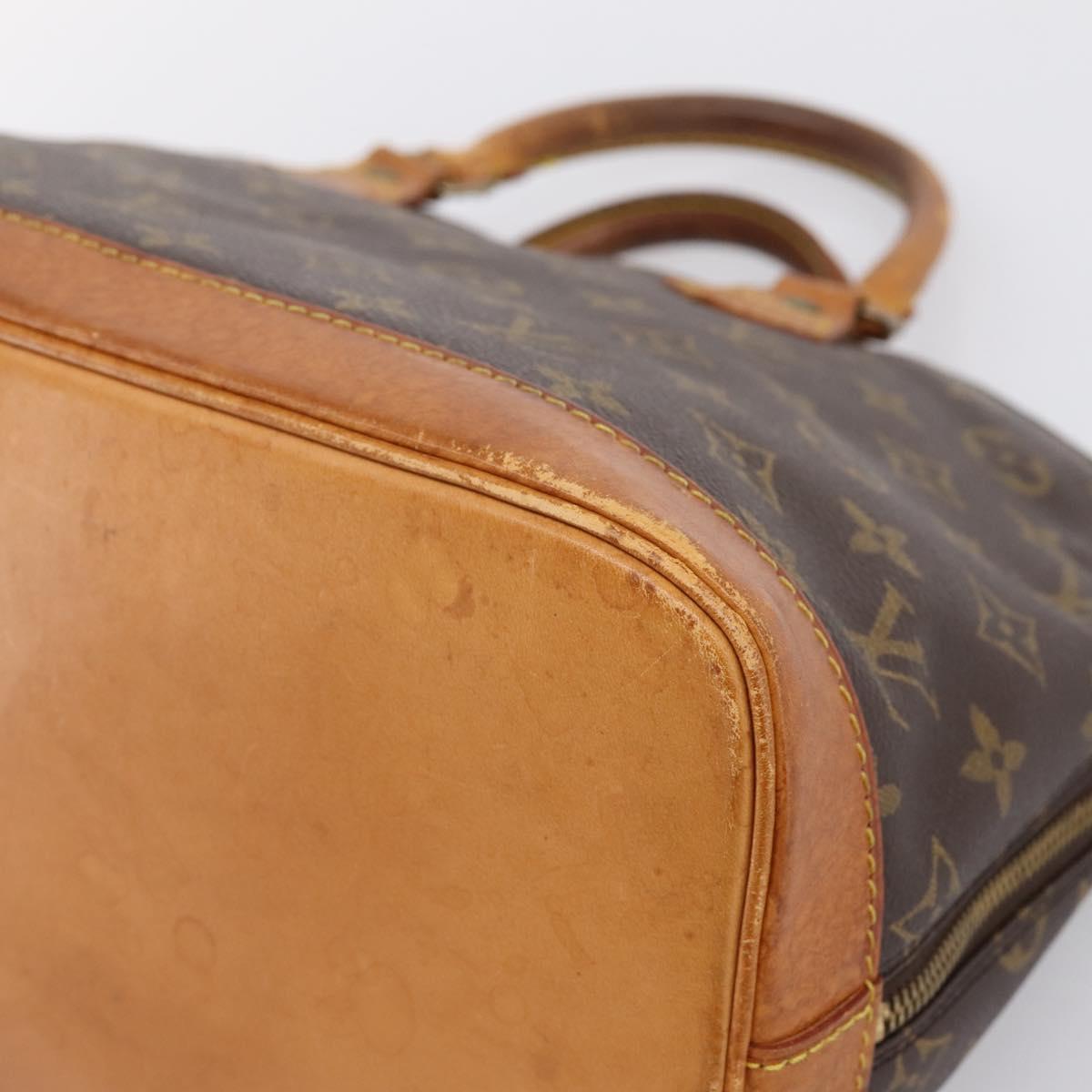 LOUIS VUITTON Monogram Alma Hand Bag M51130 LV Auth 198512