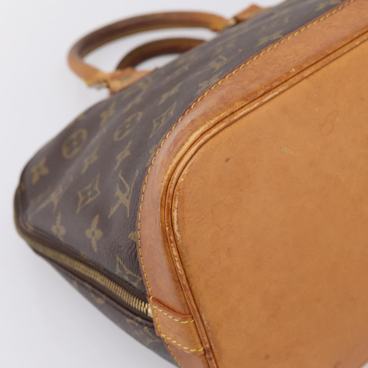 LOUIS VUITTON Monogram Alma Hand Bag M51130 LV Auth 198512