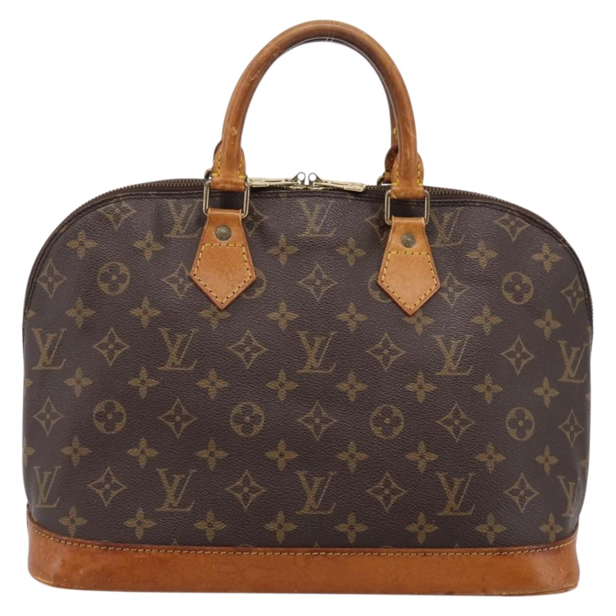 LOUIS VUITTON Monogram Alma Hand Bag M51130 LV Auth 198512