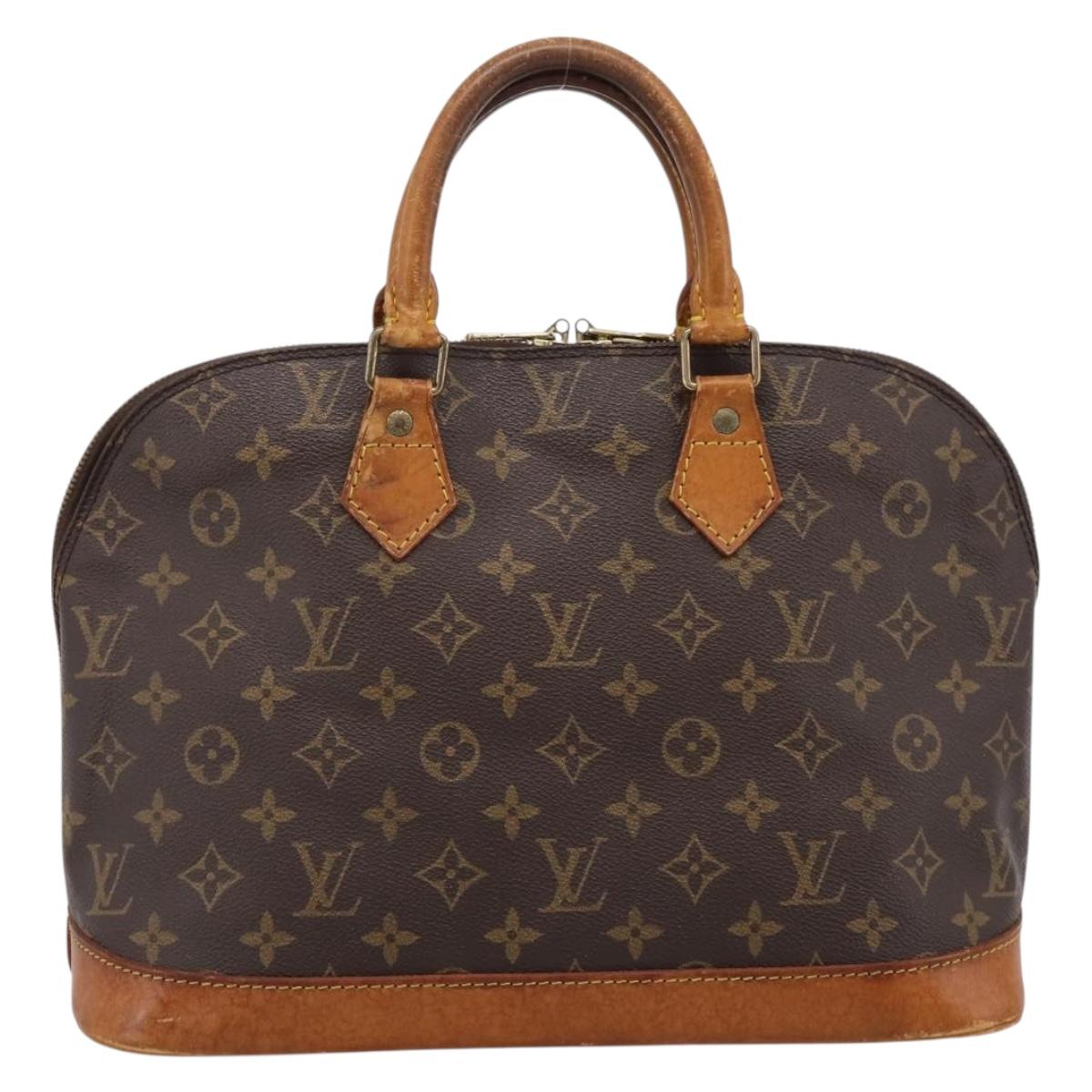 LOUIS VUITTON Monogram Alma Hand Bag M51130 LV Auth 198512