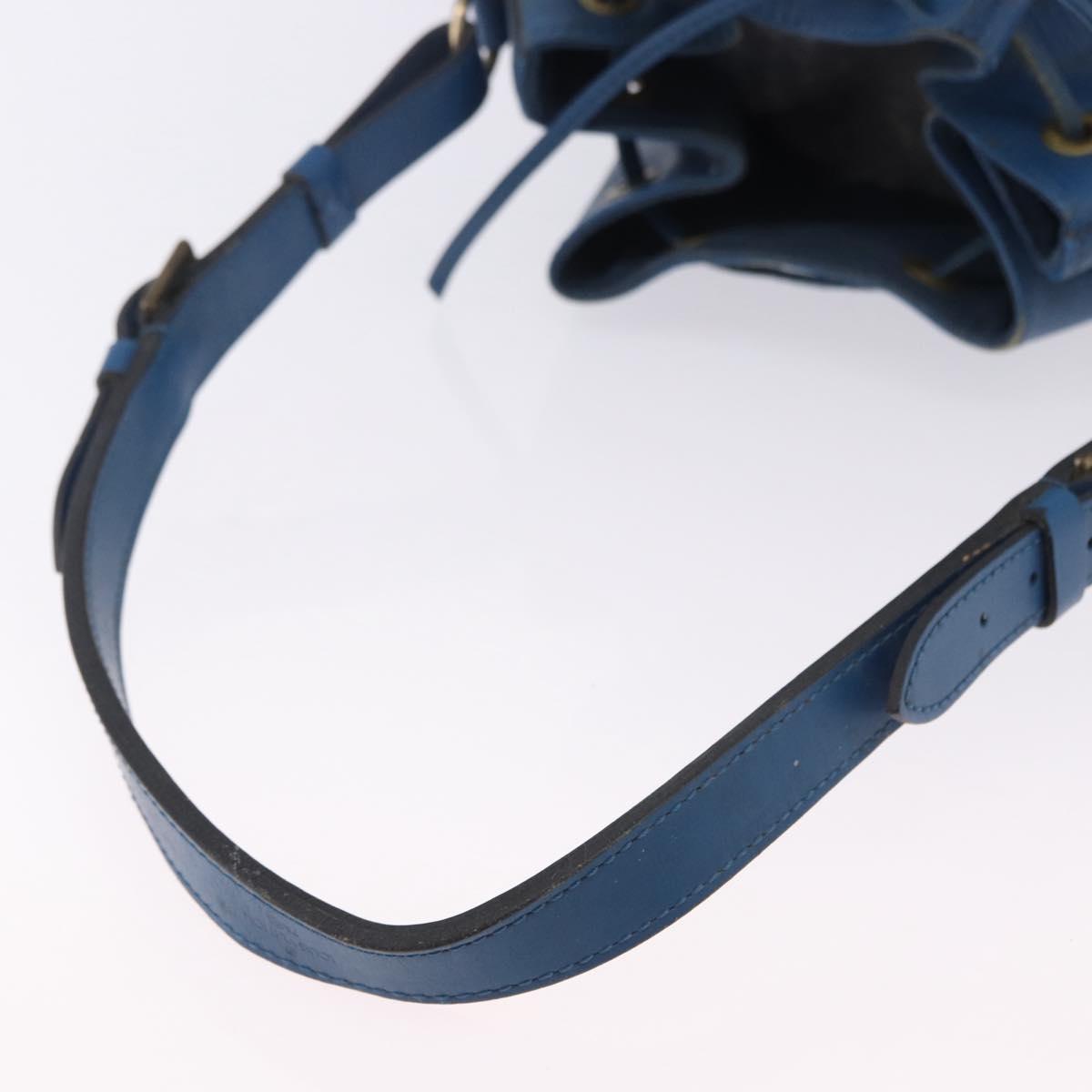 LOUIS VUITTON Epi Petit Noe Shoulder Bag Blue M44105 LV Auth 198514