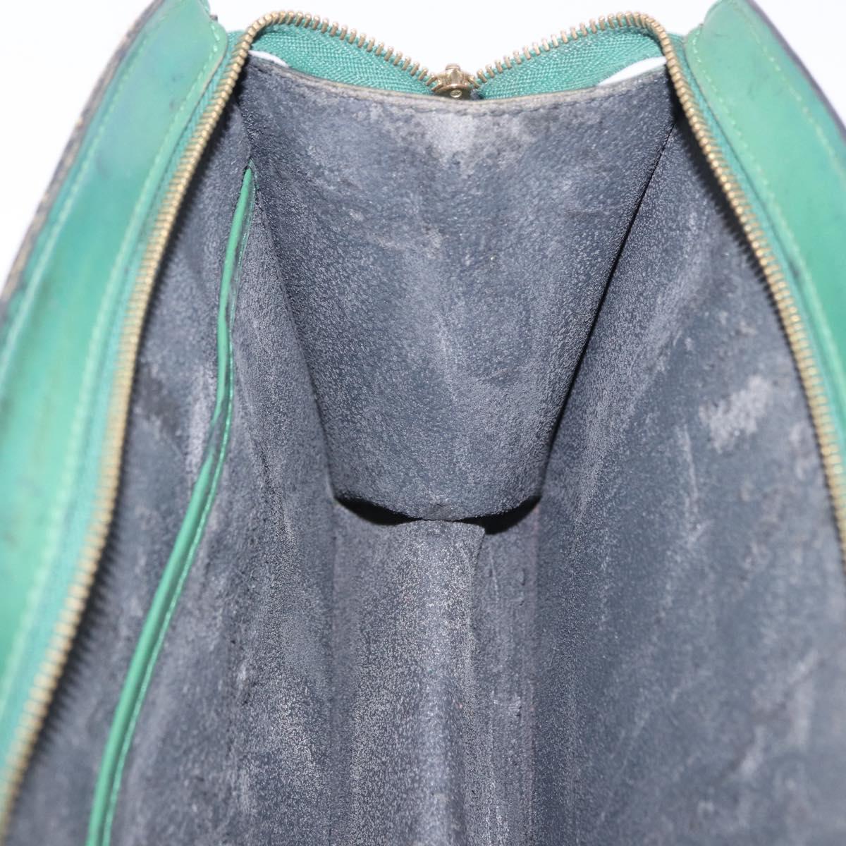 LOUIS VUITTON Epi Montaigne 27 Clutch Bag Green M52654 LV Auth 198520