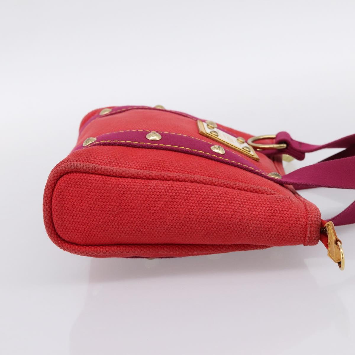 LOUIS VUITTON Antigua Cabas PM Tote Bag Rouge M40037 LV Auth 198522A