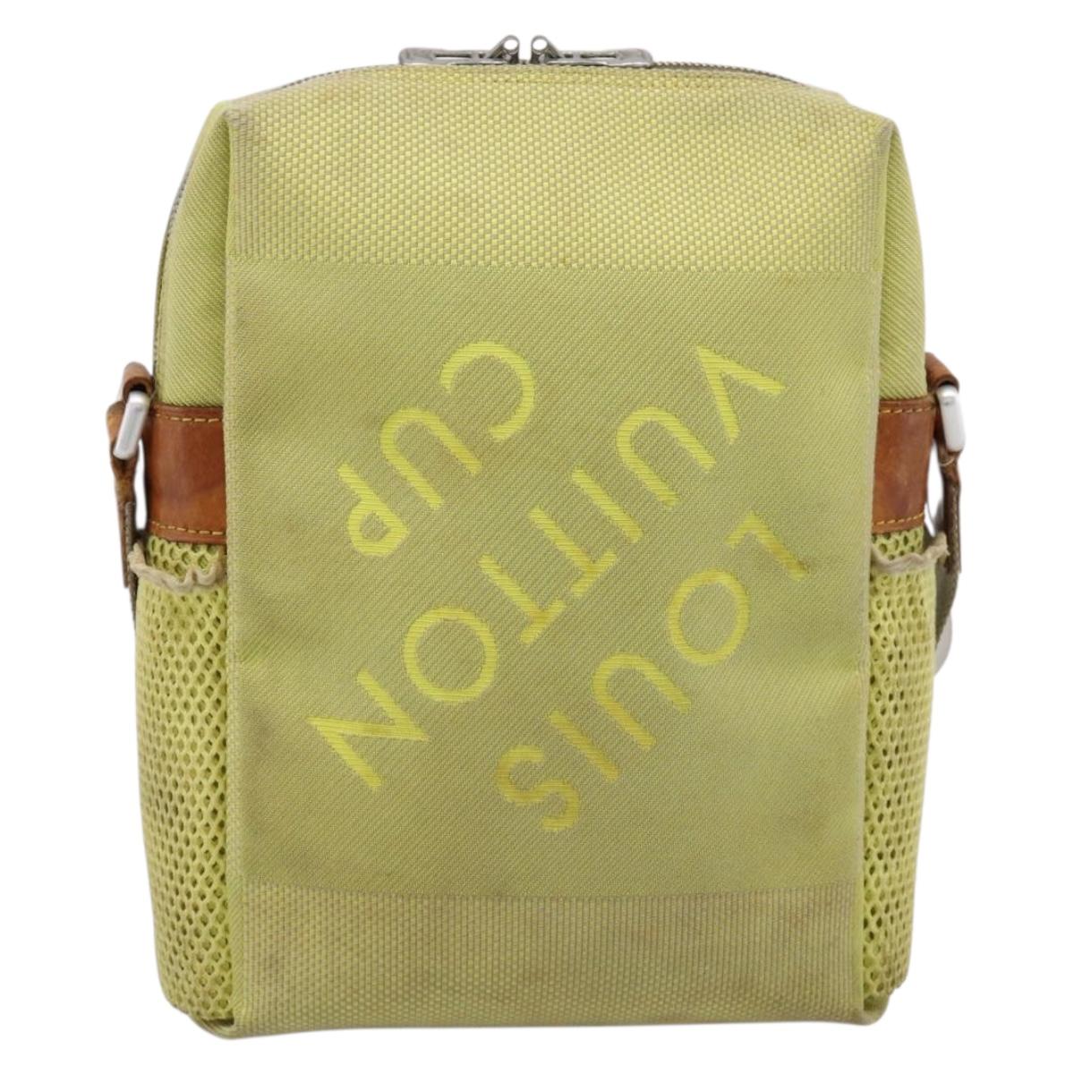 LOUIS VUITTON Damier Geant LV Cup Weatherly Bag Yellow M80636 LV Auth 198525