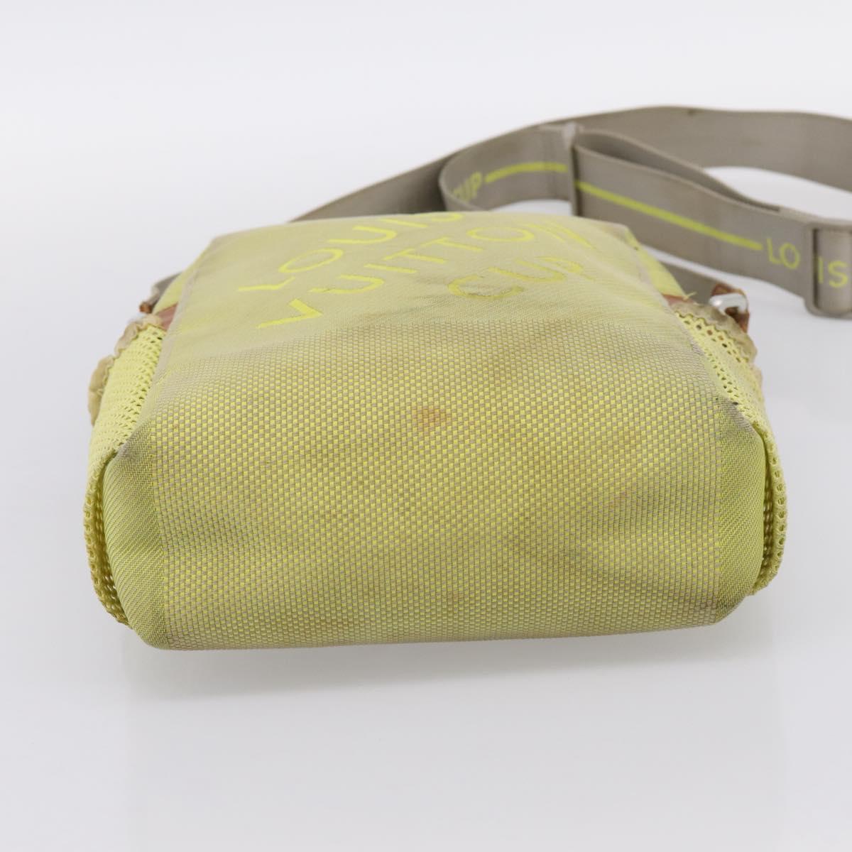 LOUIS VUITTON Damier Geant LV Cup Weatherly Bag Yellow M80636 LV Auth 198525