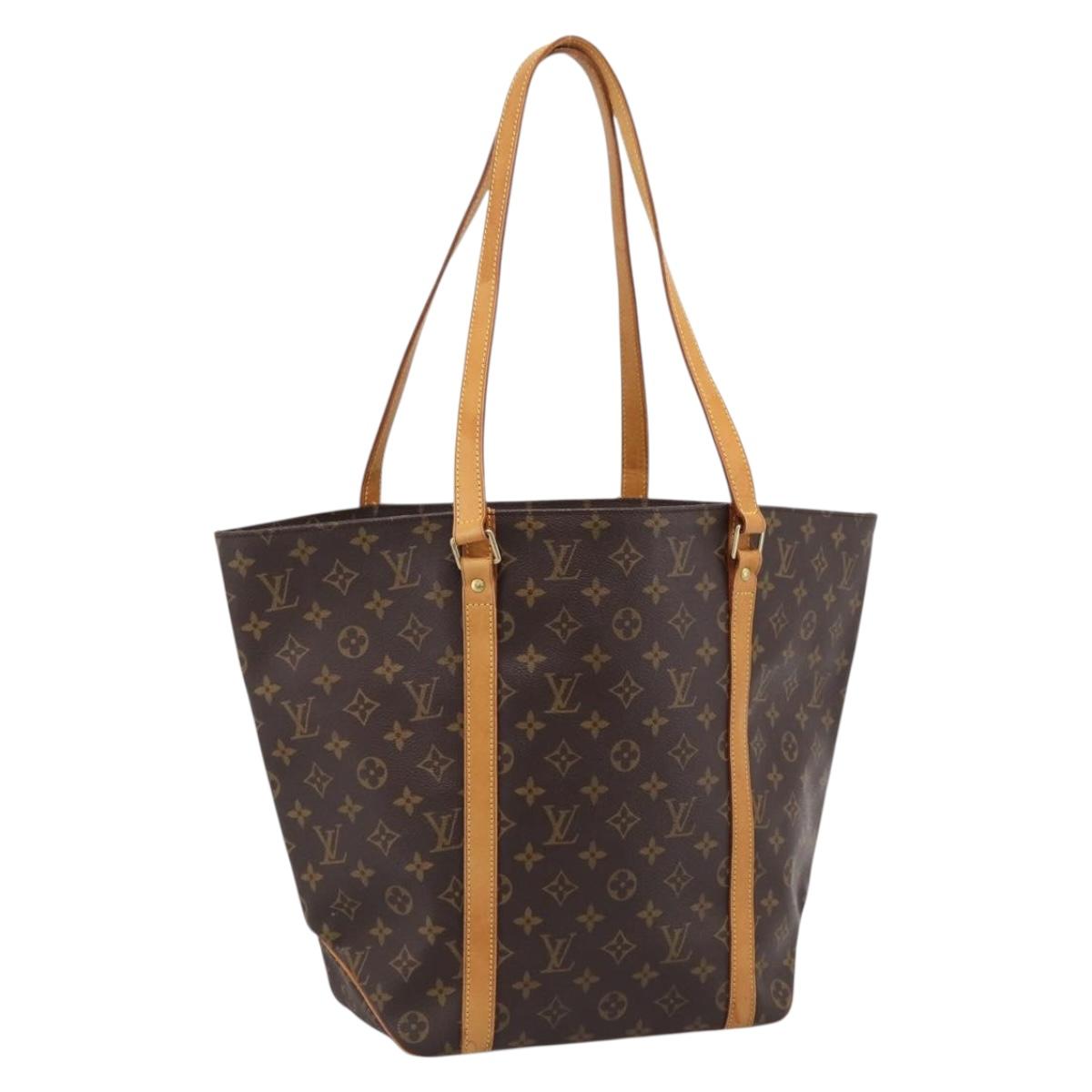 LOUIS VUITTON Monogram Sac Shopping Tote Bag M51108 LV Auth 198529