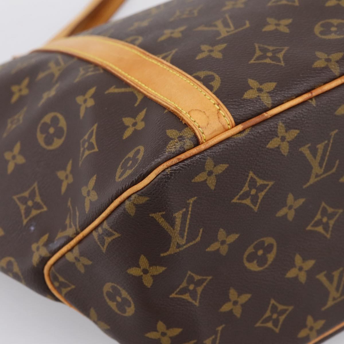 LOUIS VUITTON Monogram Sac Shopping Tote Bag M51108 LV Auth 198529