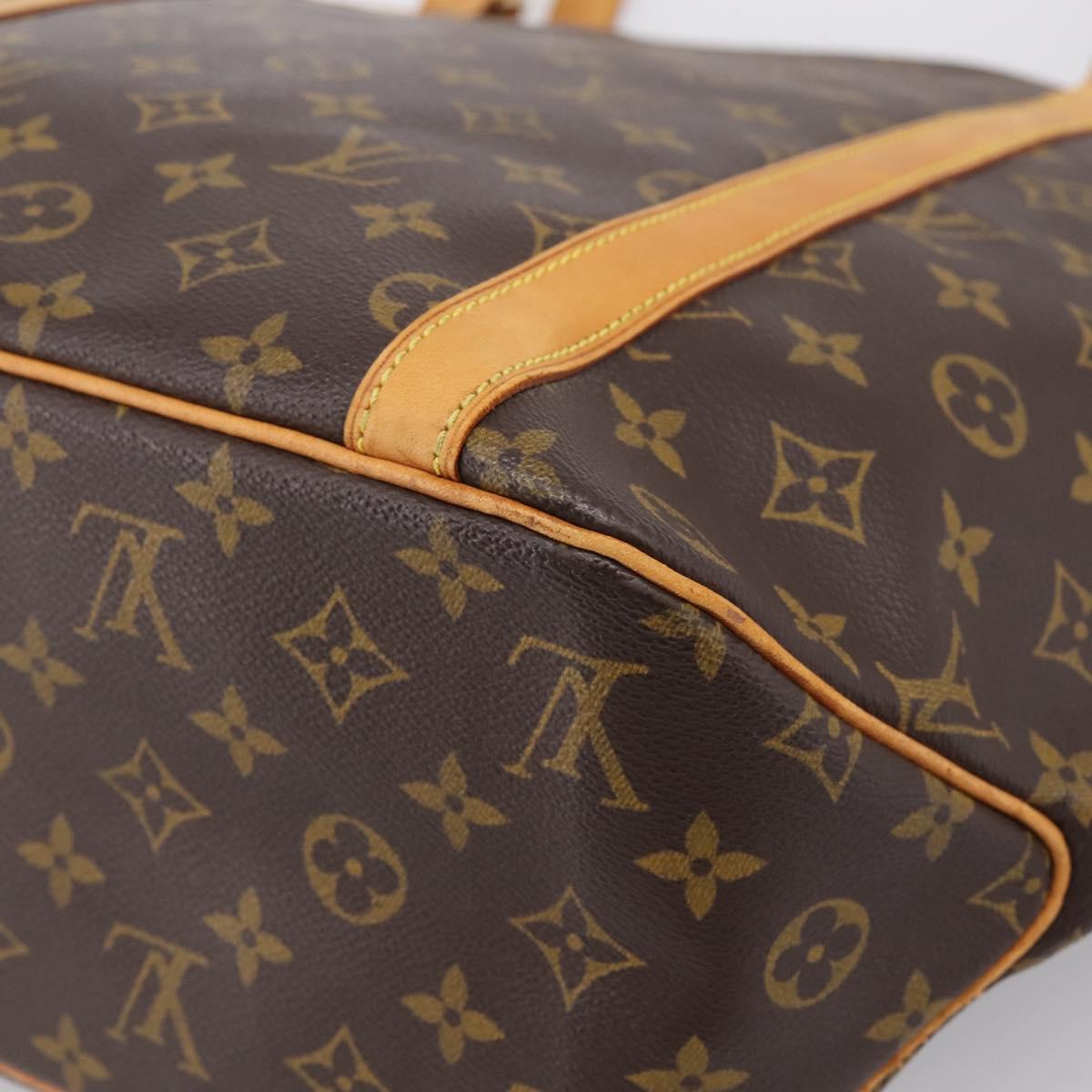 LOUIS VUITTON Monogram Sac Shopping Tote Bag M51108 LV Auth 198529
