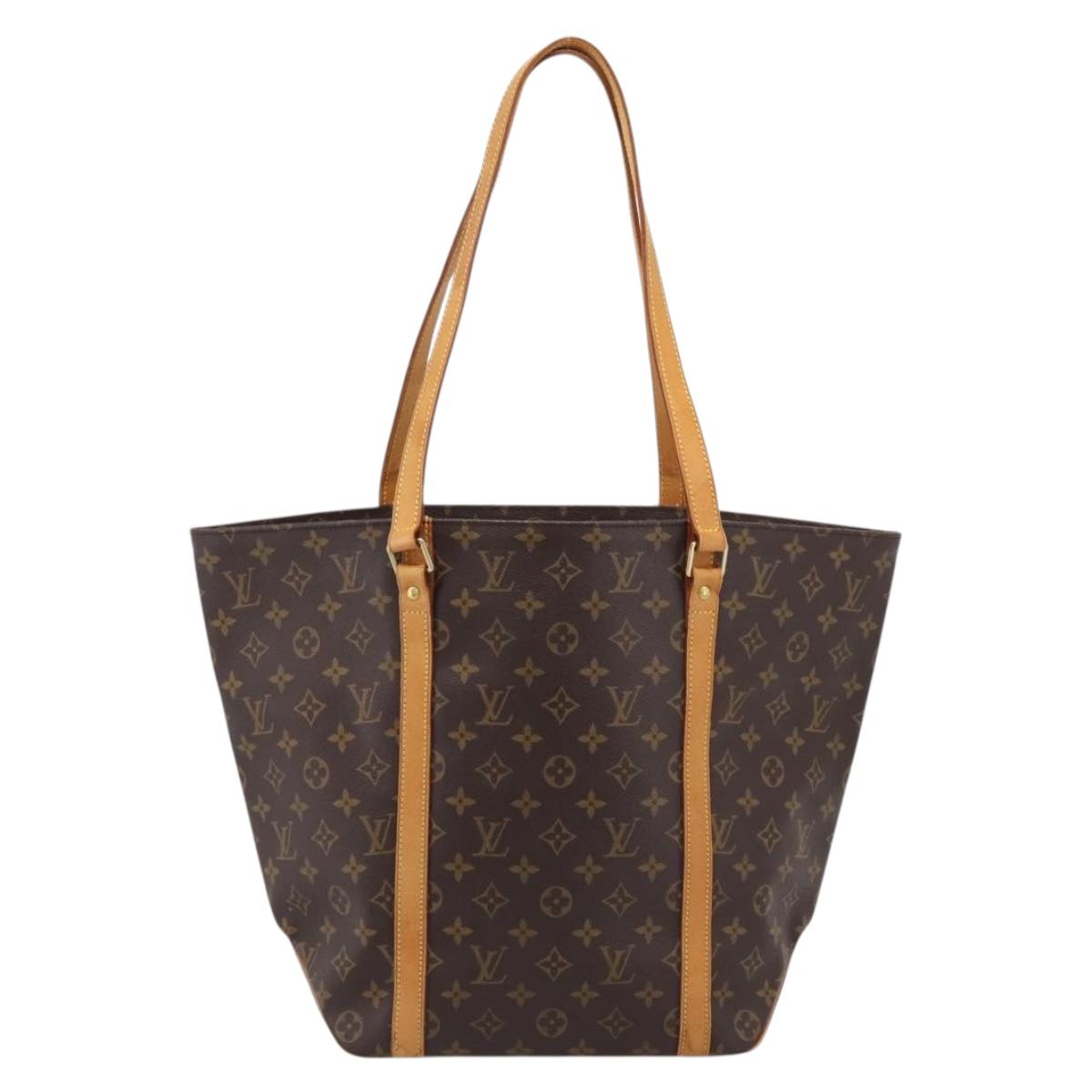 LOUIS VUITTON Monogram Sac Shopping Tote Bag M51108 LV Auth 198529
