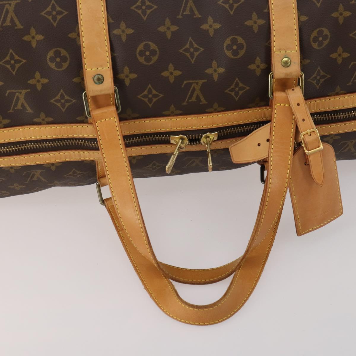 LOUIS VUITTON Monogram Sac Souple 55 Boston Bag M41622 LV Auth 198530A