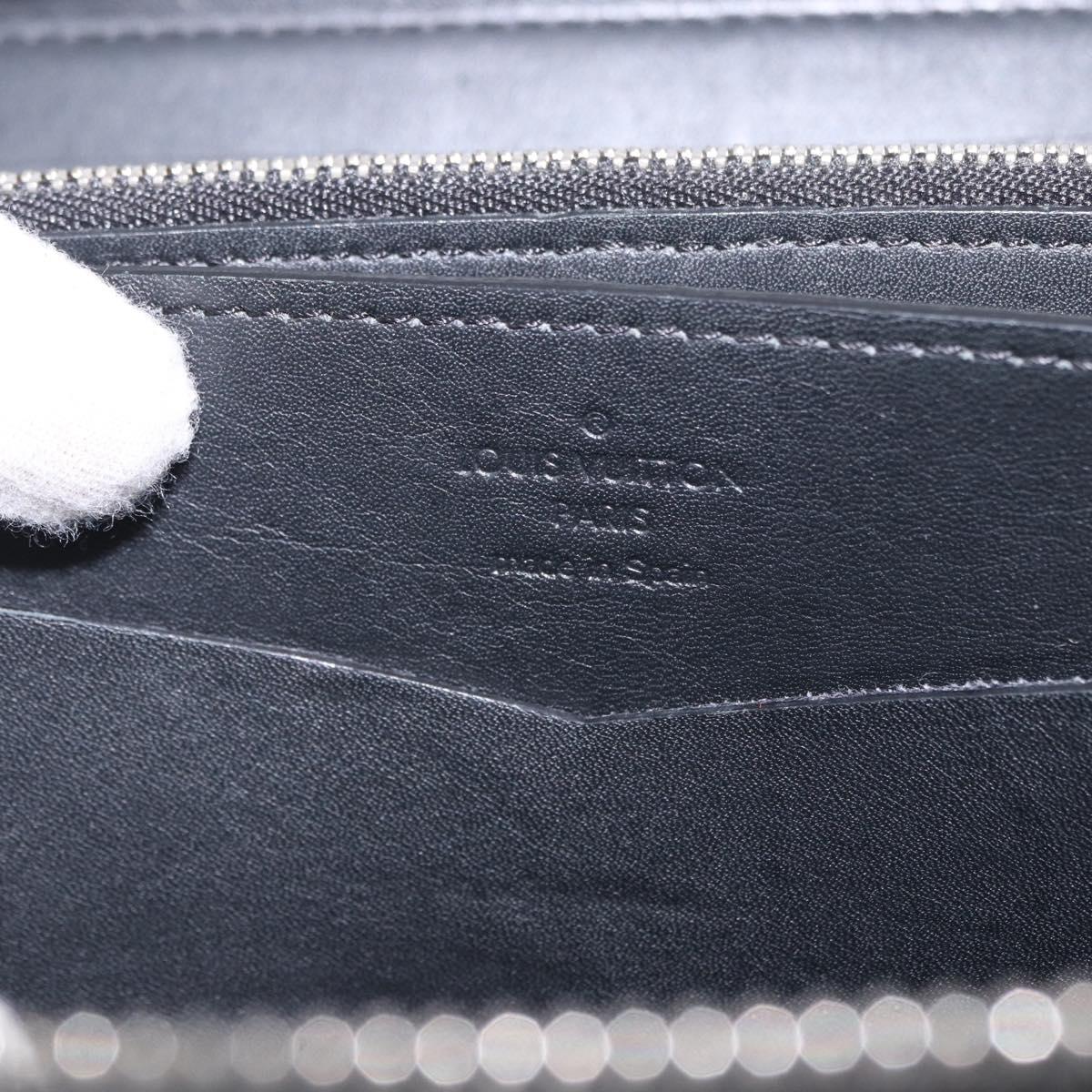 LOUIS VUITTON Damier Grafitte Zippy XL Wallet N41503 LV Auth 198537