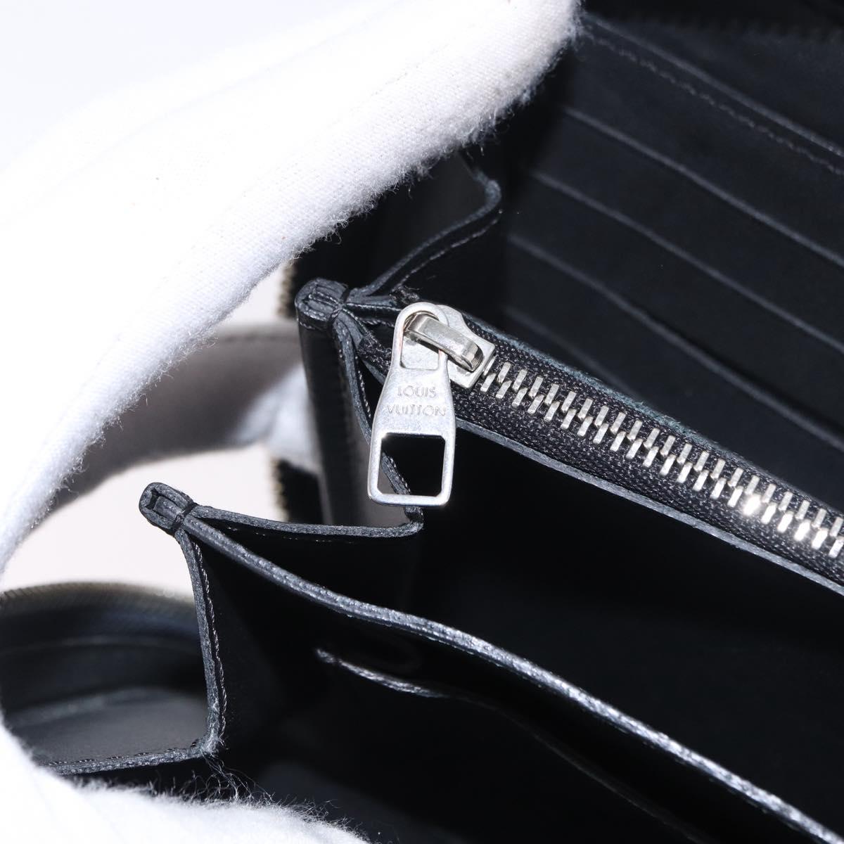 LOUIS VUITTON Damier Grafitte Zippy XL Wallet N41503 LV Auth 198537