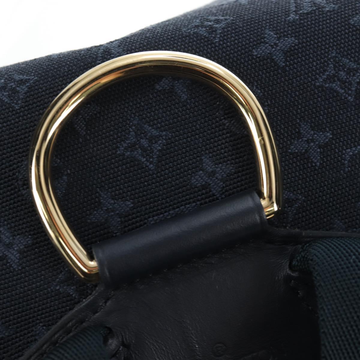 LOUIS VUITTON Monogram Mini Montsouris GM Backpack TST Blue M92455 Auth 198542V