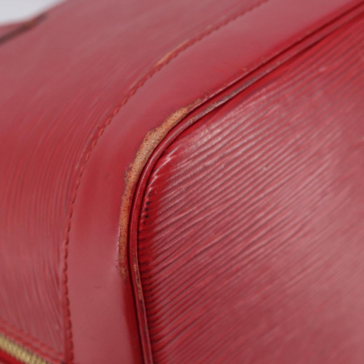 LOUIS VUITTON Epi Alma Hand Bag Castilian Red M52147 LV Auth 198548