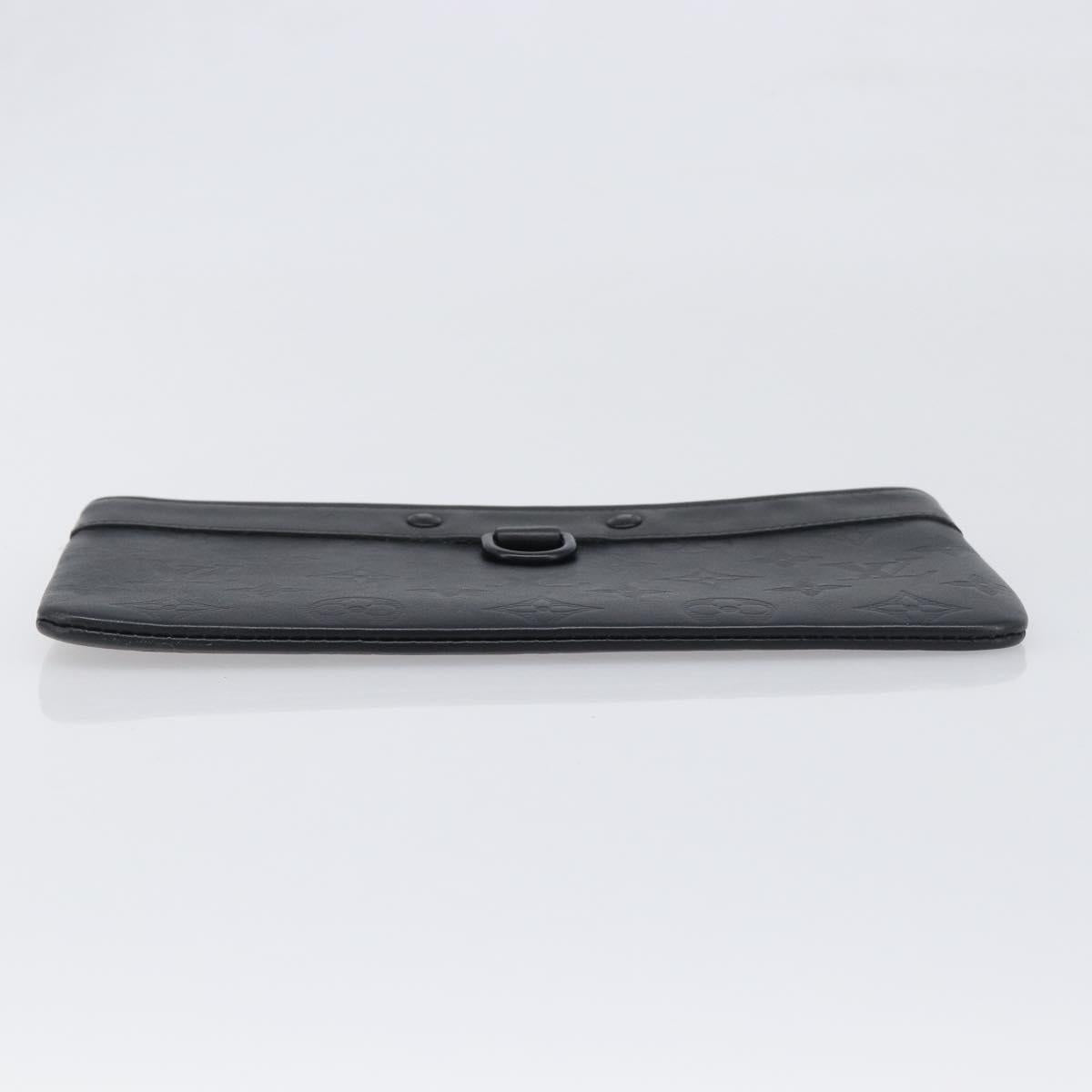 LOUIS VUITTON Monogram Shadow Pochette Discovery PM Black M44335 LV Auth 198551A