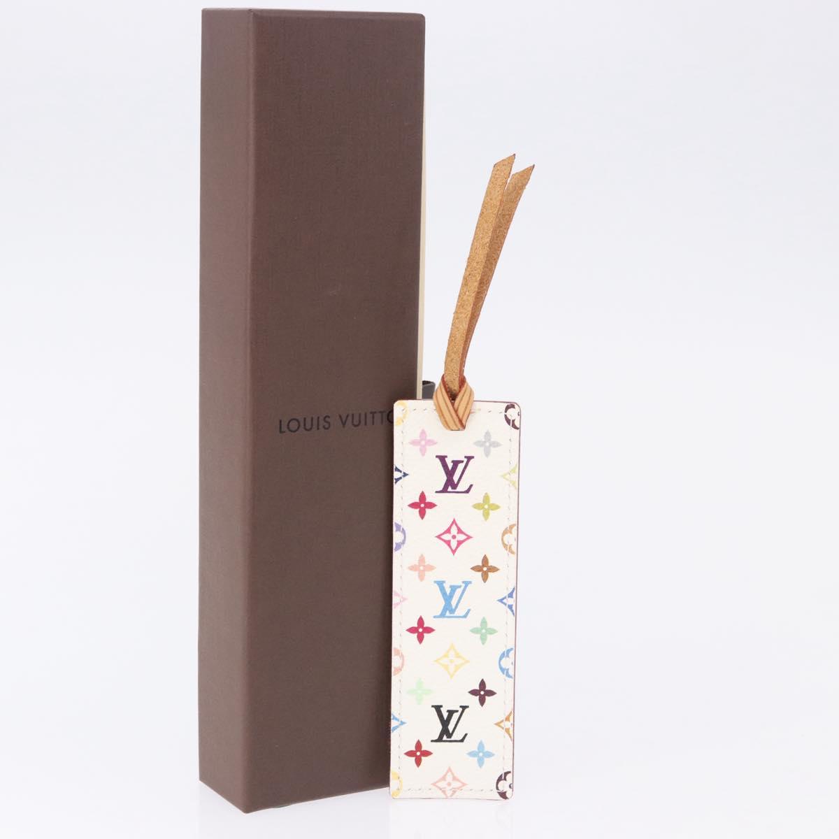 LOUIS VUITTON Monogram Multicolor Mark Page Kadu Bookmark M99196 LV Auth 198559V