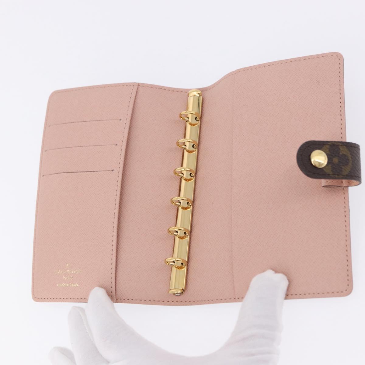 LOUIS VUITTON Monogram Trunk Agenda PM Day Planner Cover R21077 LV Auth 198560M