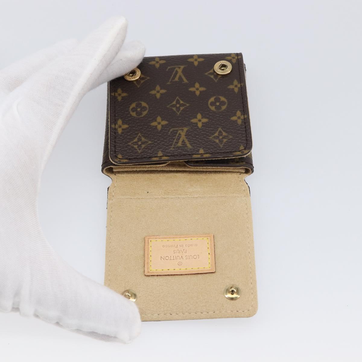 LOUIS VUITTON Monogram Accessory Case LV Auth 198562A