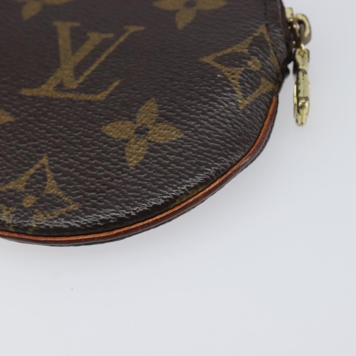 LOUIS VUITTON Monogram Porte Monnaie Coin Purse M61926 LV Auth 198563