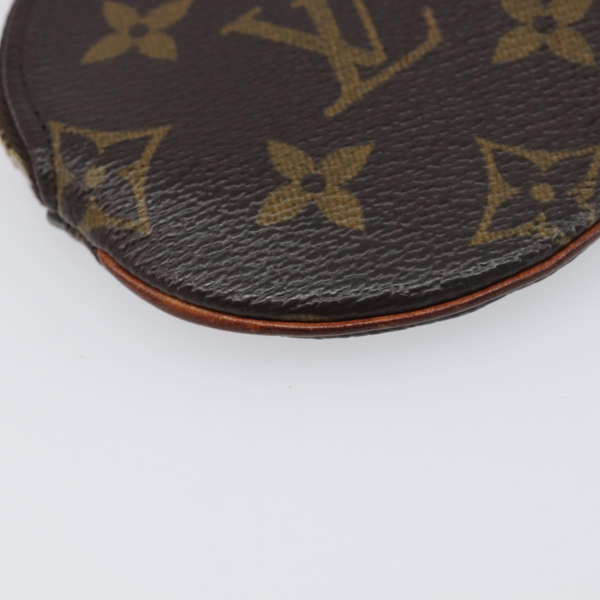 LOUIS VUITTON Monogram Porte Monnaie Coin Purse M61926 LV Auth 198563