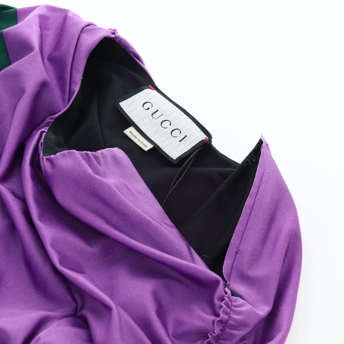GUCCI Blouse Nylon The Hacker Project BALENCIAGA Collaboration Auth 198567M