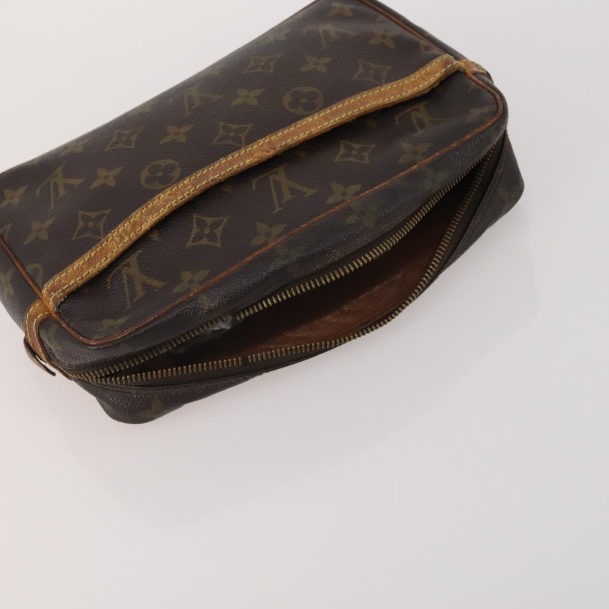 LOUIS VUITTON Monogram Damier Ebene Clutch Bag 5 Set LV Auth 198575