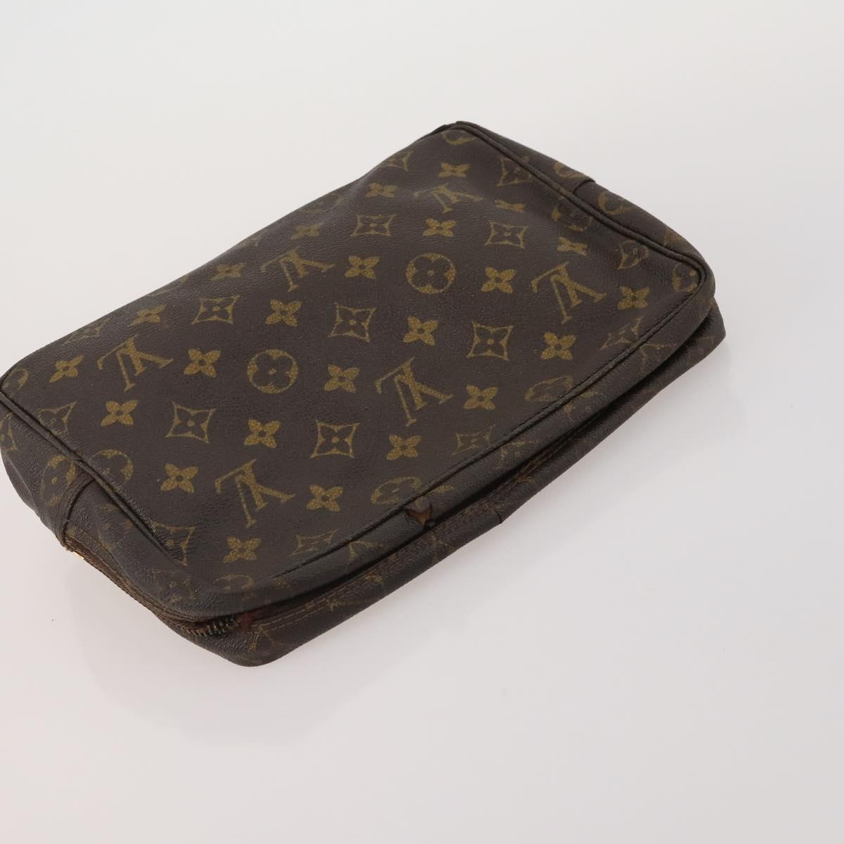 LOUIS VUITTON Monogram Damier Ebene Clutch Bag 5 Set LV Auth 198575