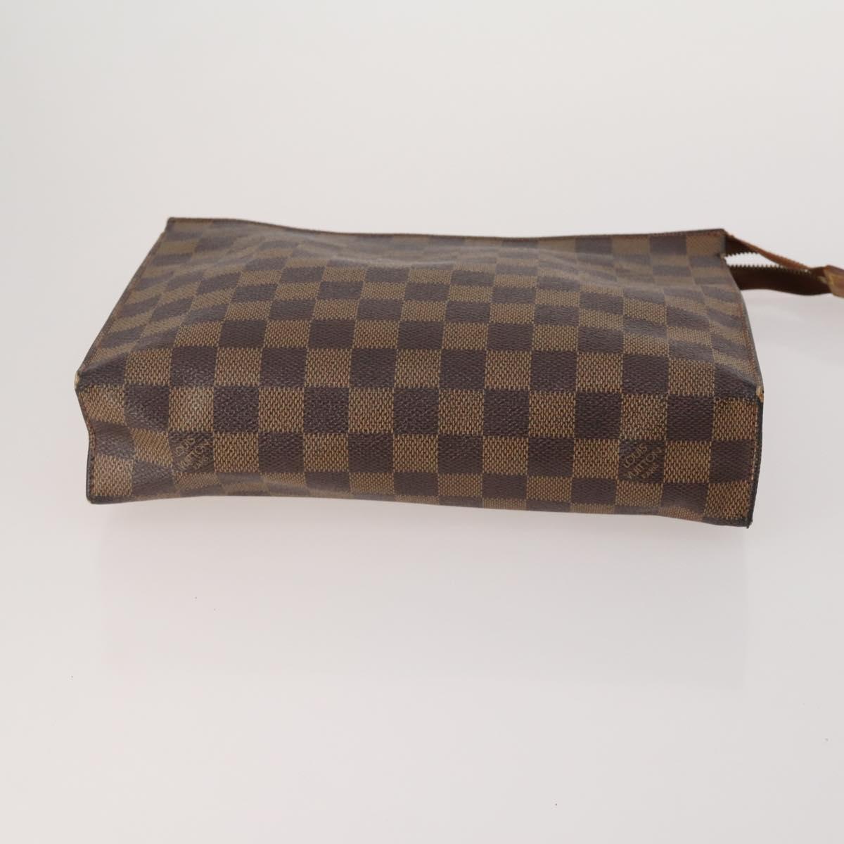 LOUIS VUITTON Monogram Damier Ebene Clutch Bag 5 Set LV Auth 198575
