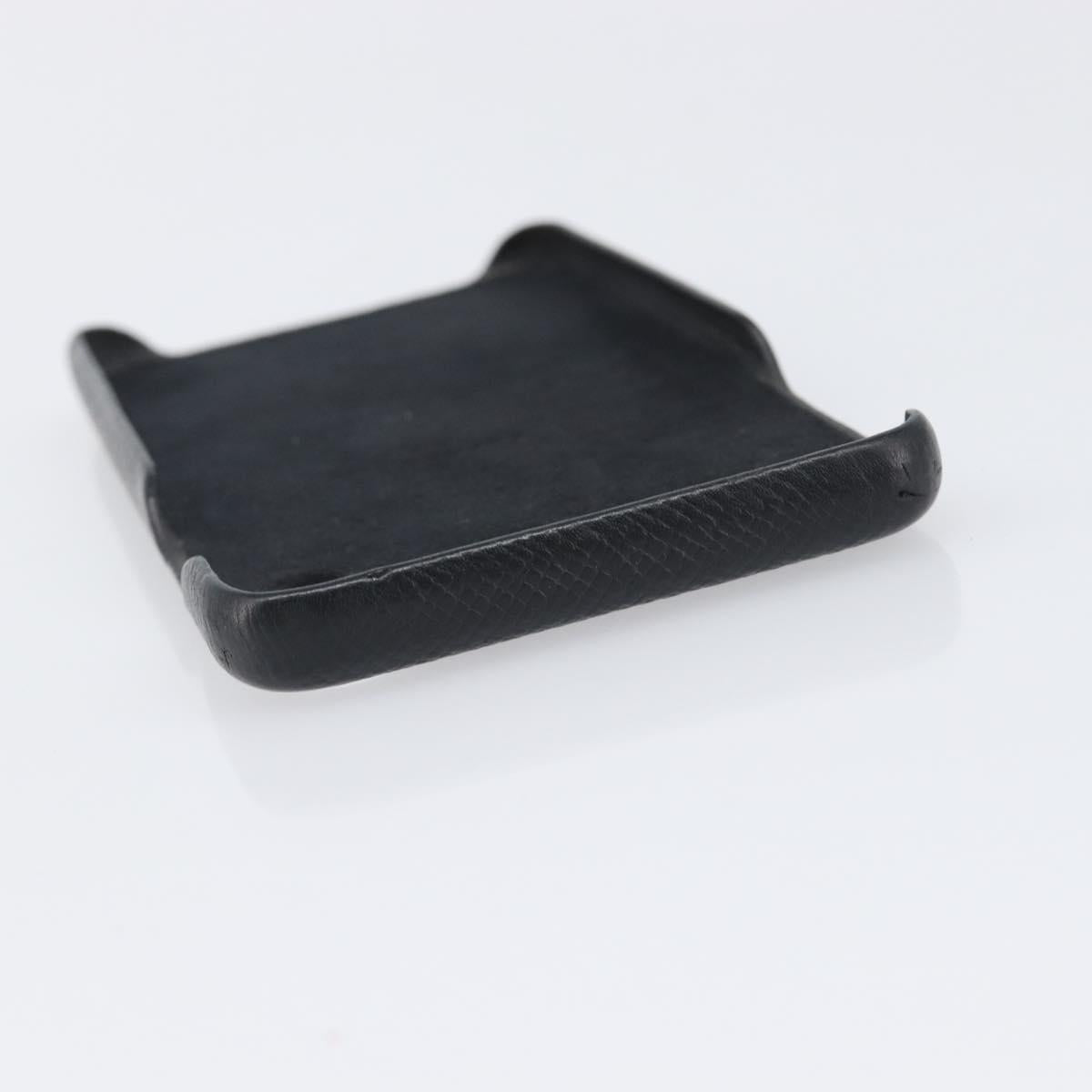 LOUIS VUITTON Epi For iPhone Xs Max Cell Phone Case 4 Set Blue Black Auth 198576