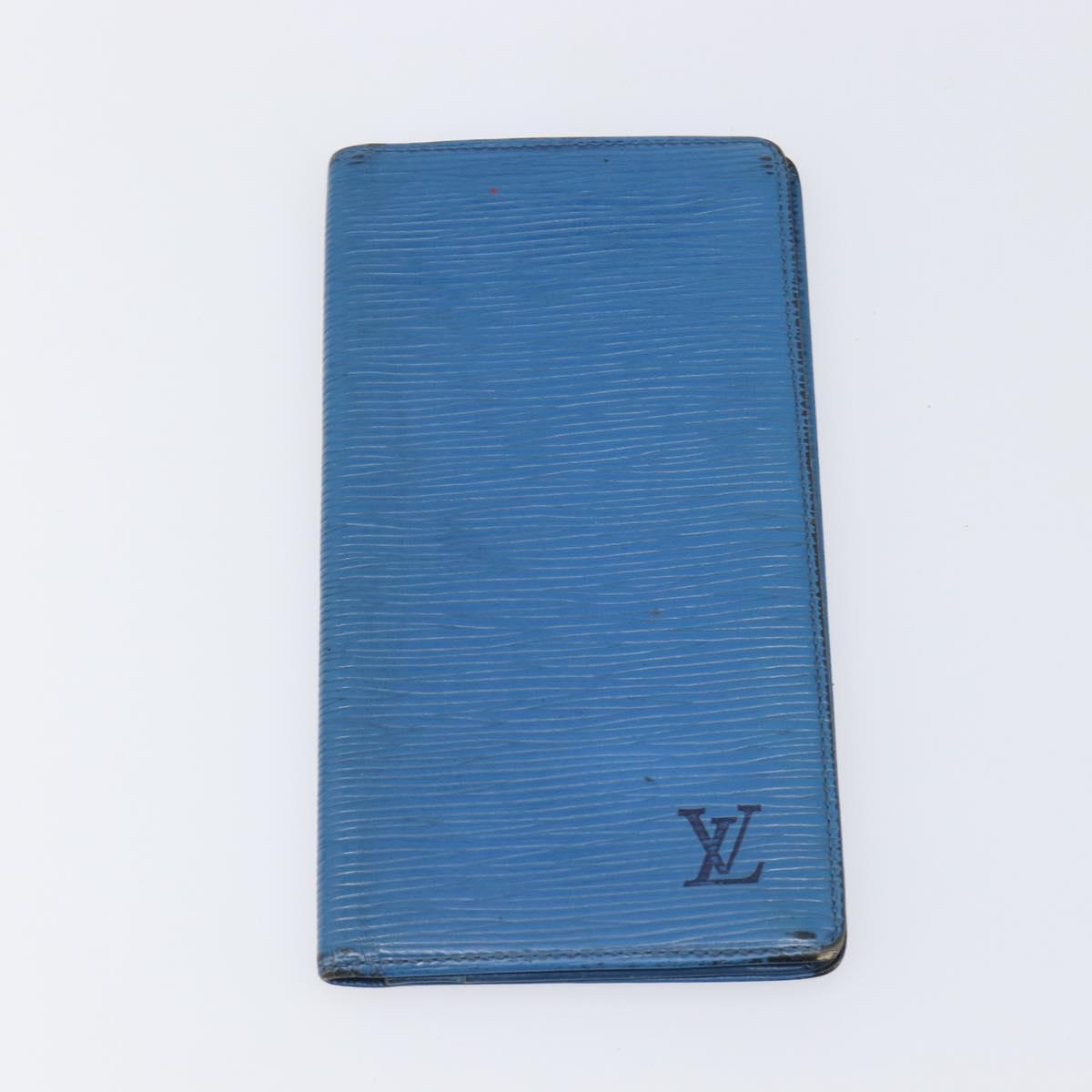 LOUIS VUITTON Epi For iPhone Xs Max Cell Phone Case 4 Set Blue Black Auth 198576