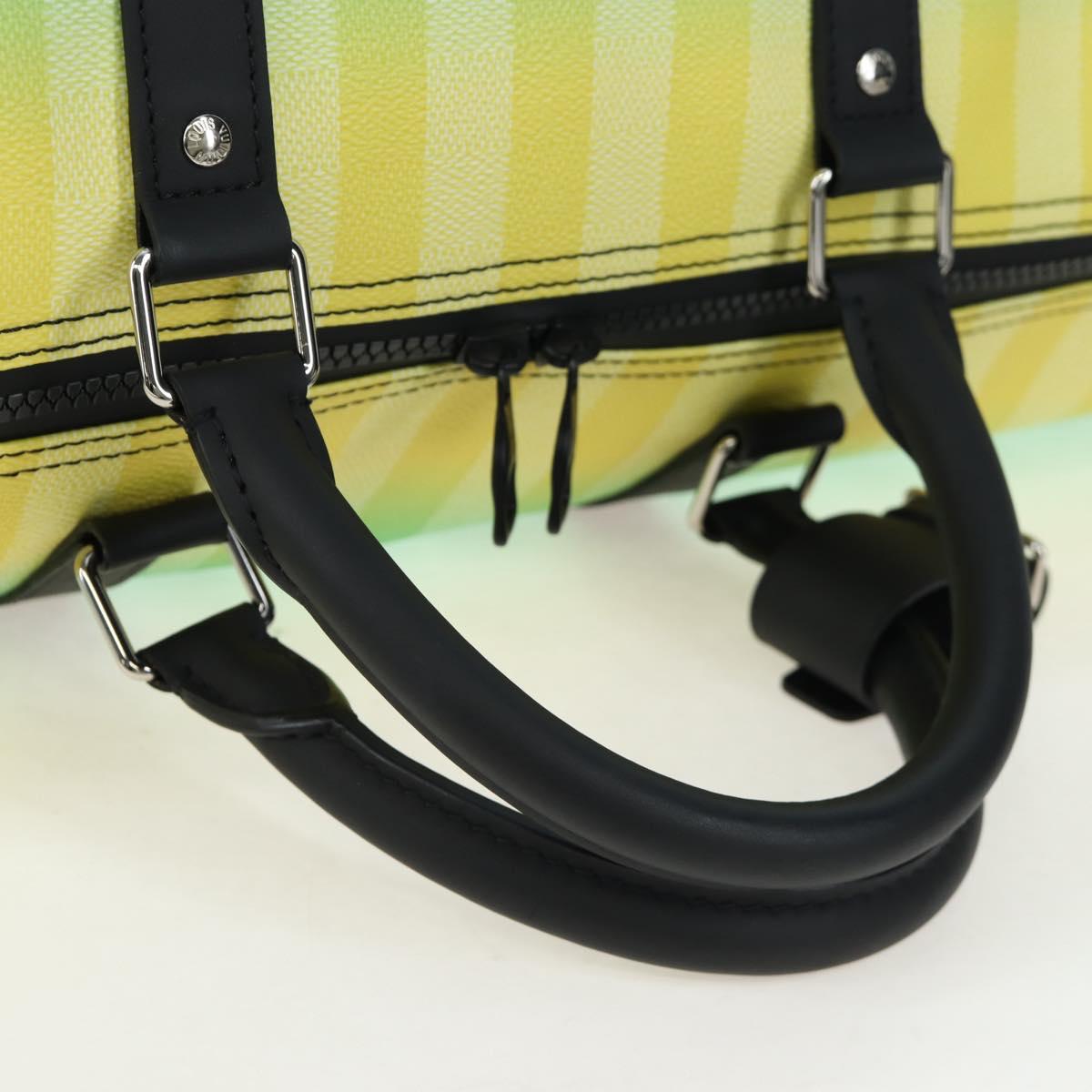 LOUIS VUITTON Damier Stripe Gradation Keepall Bandouliere 50 Auth 198613SM
