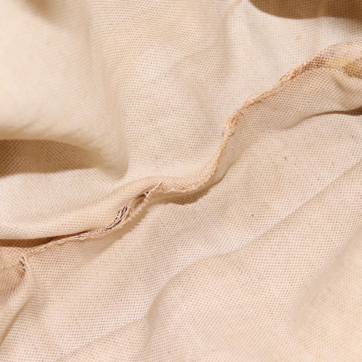 GUCCI GG Canvas Miss GG Tote Bag Beige Gold Tone 342591 Auth 198622