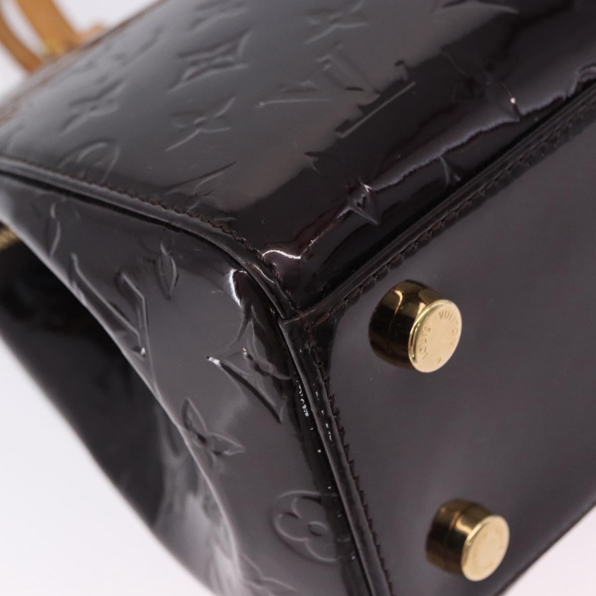 LOUIS VUITTON Monogram Vernis Blair MM Bag 2way Amarante M91619 LV Auth 198633A