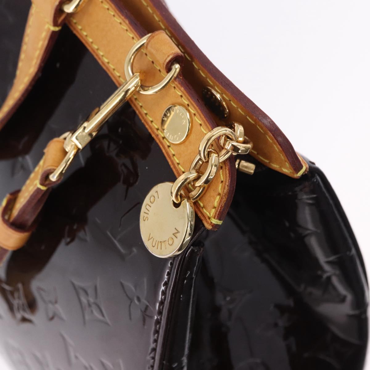 LOUIS VUITTON Monogram Vernis Blair MM Bag 2way Amarante M91619 LV Auth 198633A