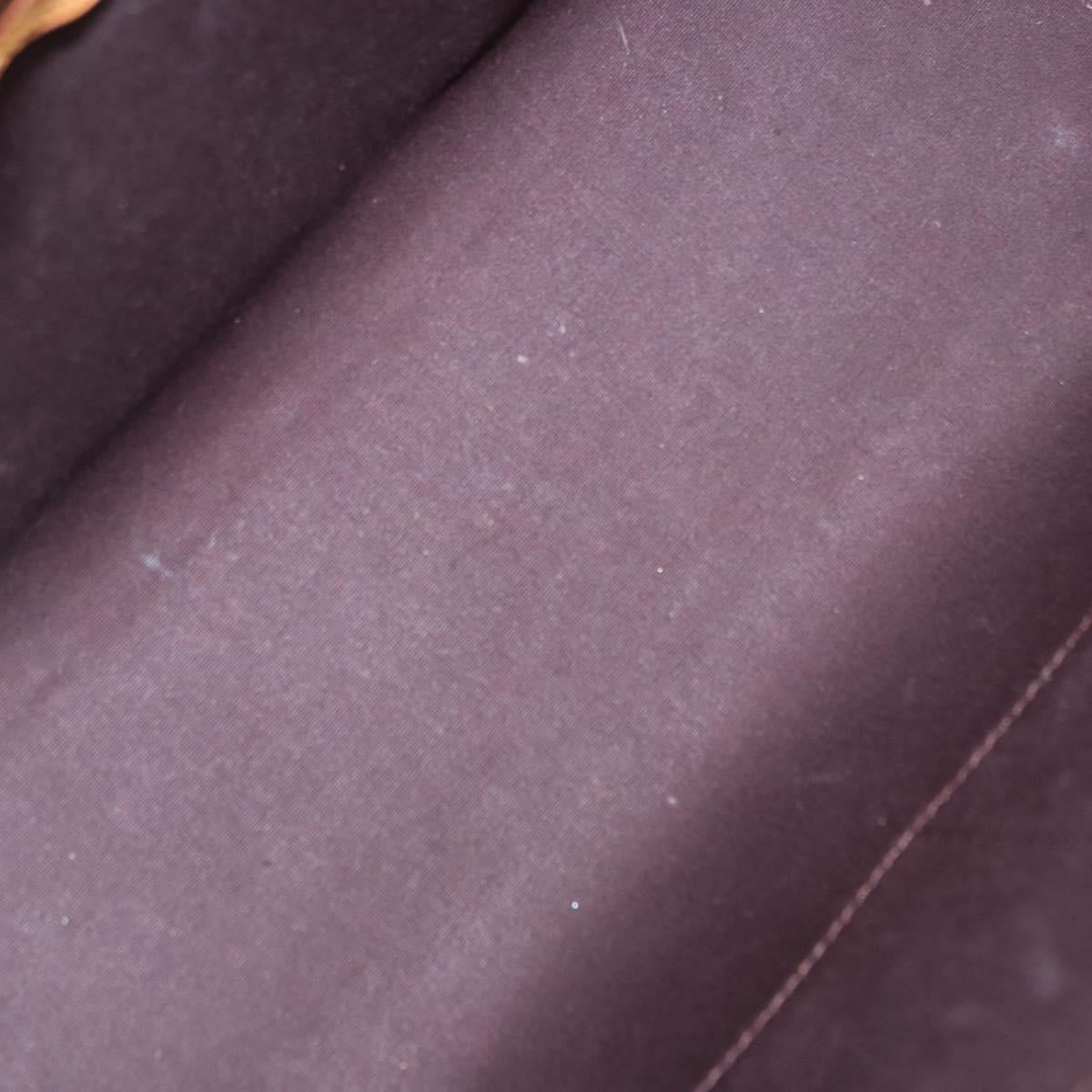 LOUIS VUITTON Monogram Vernis Blair MM Bag 2way Amarante M91619 LV Auth 198633A