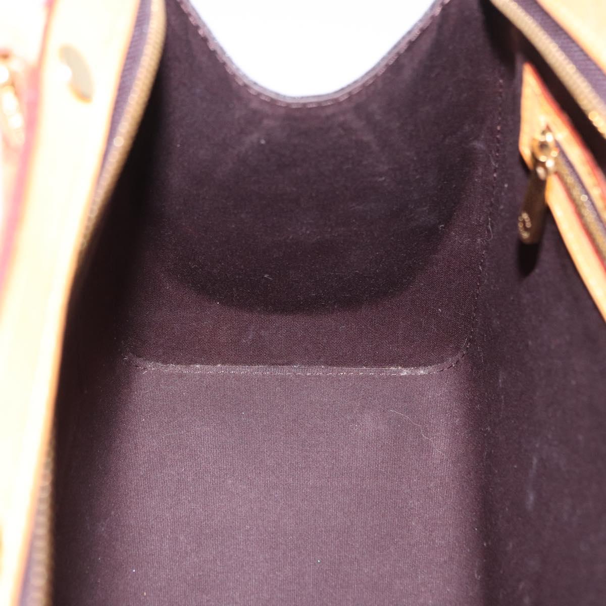 LOUIS VUITTON Monogram Vernis Blair MM Bag 2way Amarante M91619 LV Auth 198633A