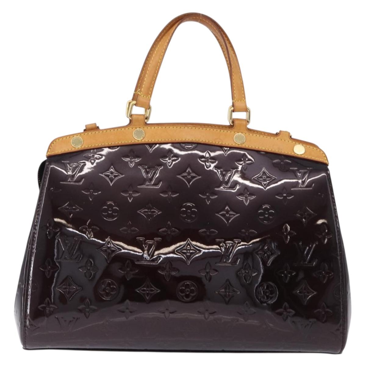 LOUIS VUITTON Monogram Vernis Blair MM Bag 2way Amarante M91619 LV Auth 198633A