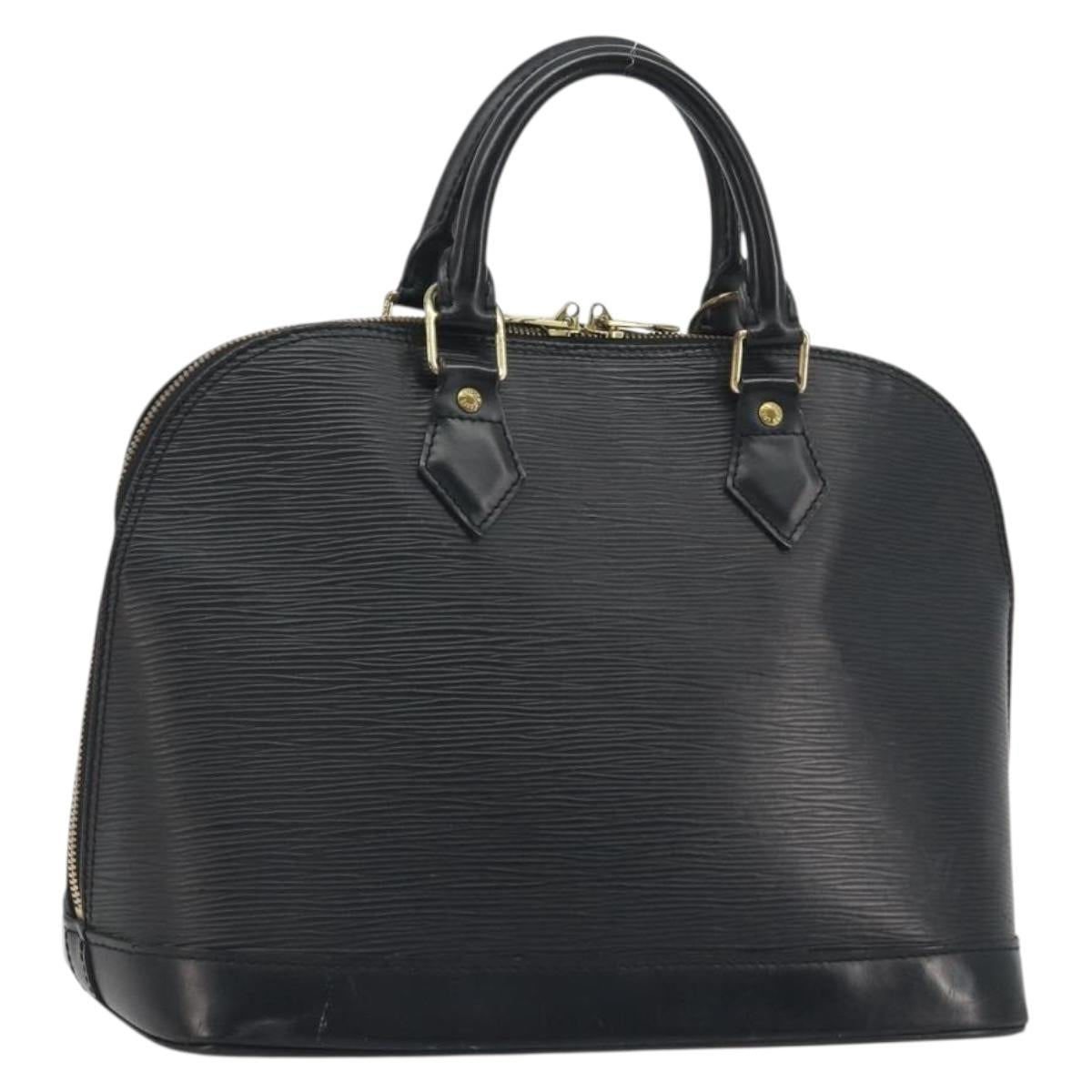 LOUIS VUITTON Epi Alma Hand Bag Noir M52142 LV Auth 198666A
