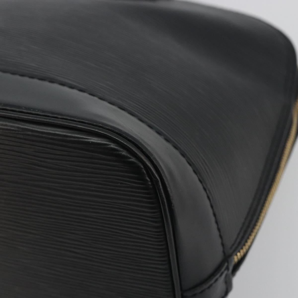 LOUIS VUITTON Epi Alma Hand Bag Noir M52142 LV Auth 198666A