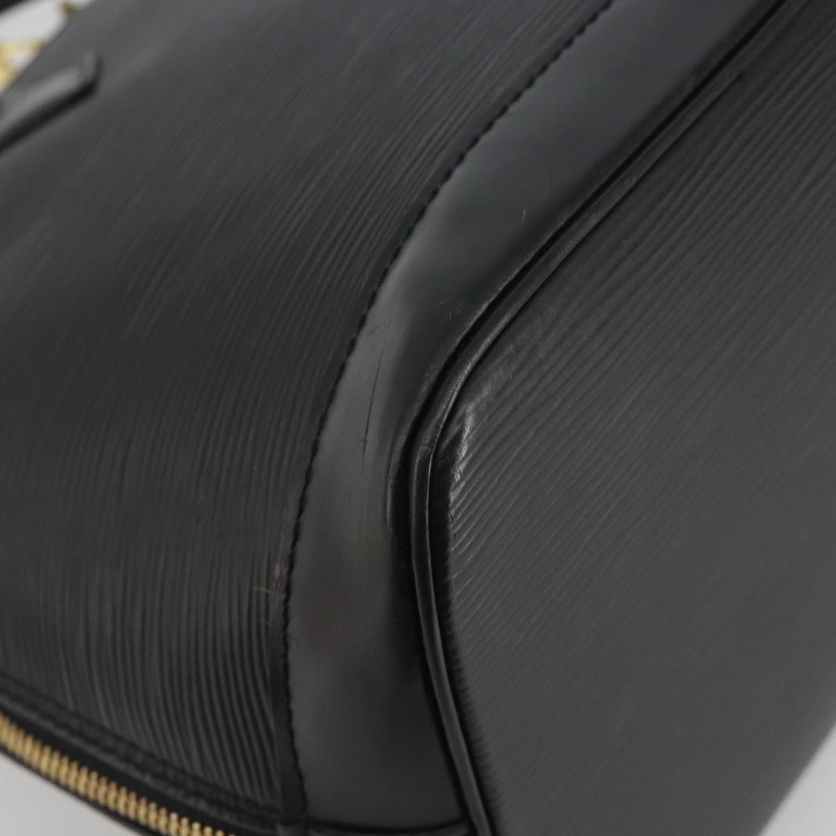 LOUIS VUITTON Epi Alma Hand Bag Noir M52142 LV Auth 198666A