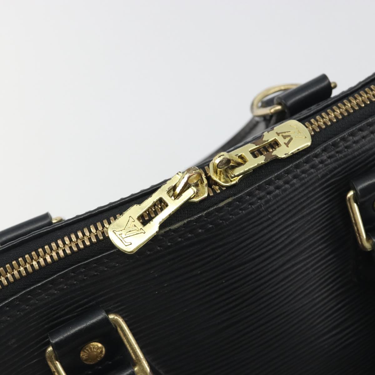 LOUIS VUITTON Epi Alma Hand Bag Noir M52142 LV Auth 198666A