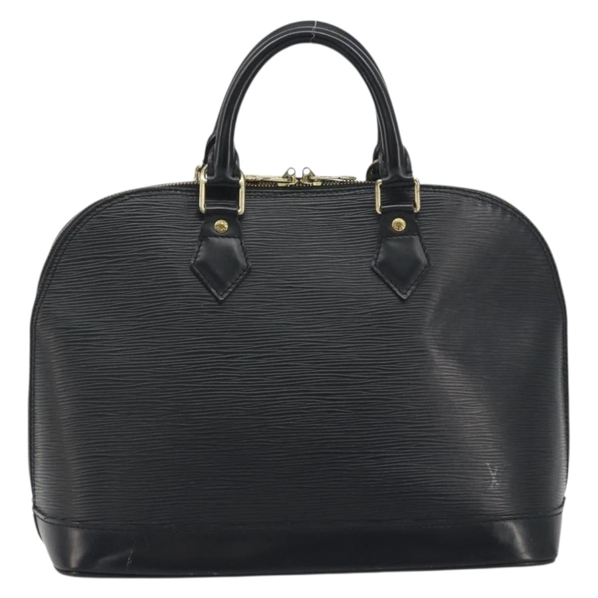 LOUIS VUITTON Epi Alma Hand Bag Noir M52142 LV Auth 198666A