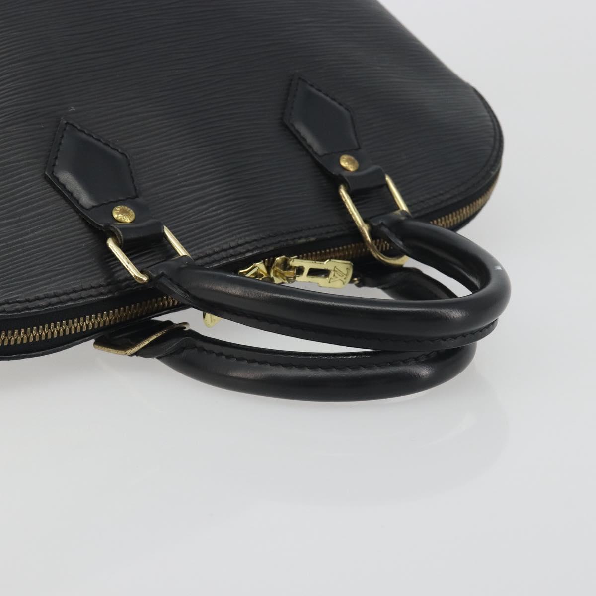 LOUIS VUITTON Epi Alma Hand Bag Noir M52142 LV Auth 198666A