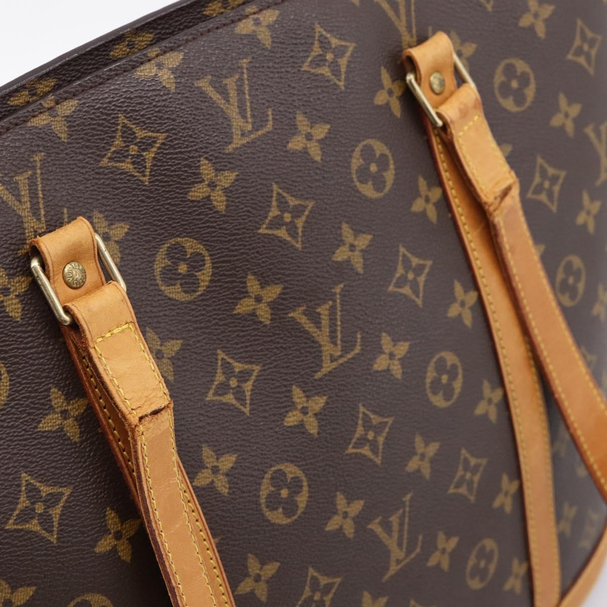 LOUIS VUITTON Monogram Babylone Tote Bag M51102 LV Auth 198670