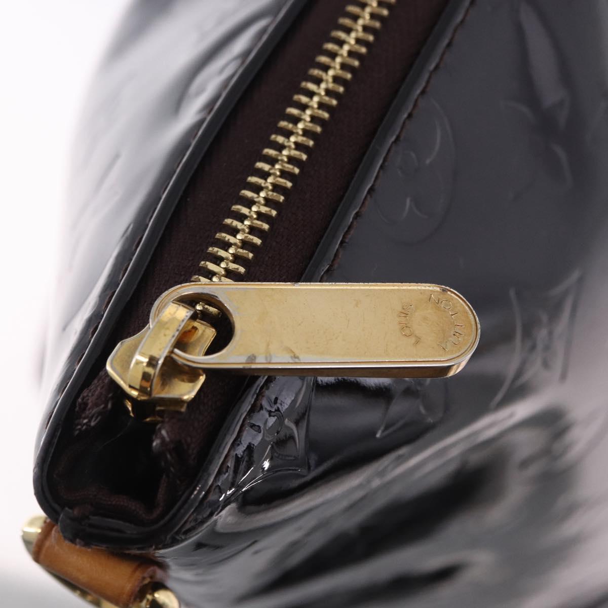 LOUIS VUITTON Monogram Vernis Bellevue GM Tote Bag Amarante M93589 Auth 198685A