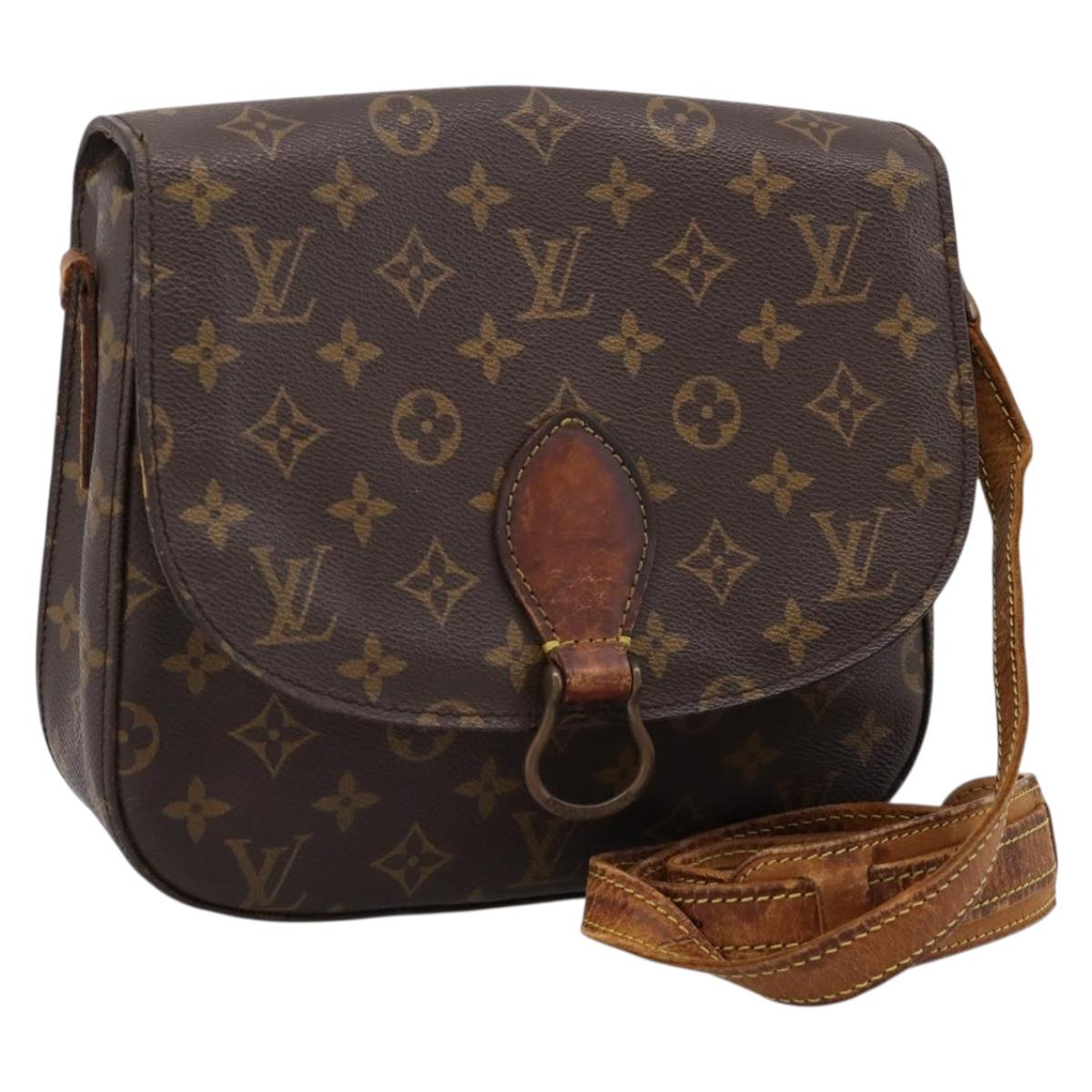 LOUIS VUITTON Monogram Saint Cloud GM Shoulder Bag M51242 LV Auth 198696