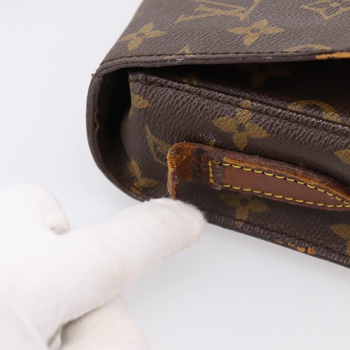 LOUIS VUITTON Monogram Saint Cloud GM Shoulder Bag M51242 LV Auth 198696