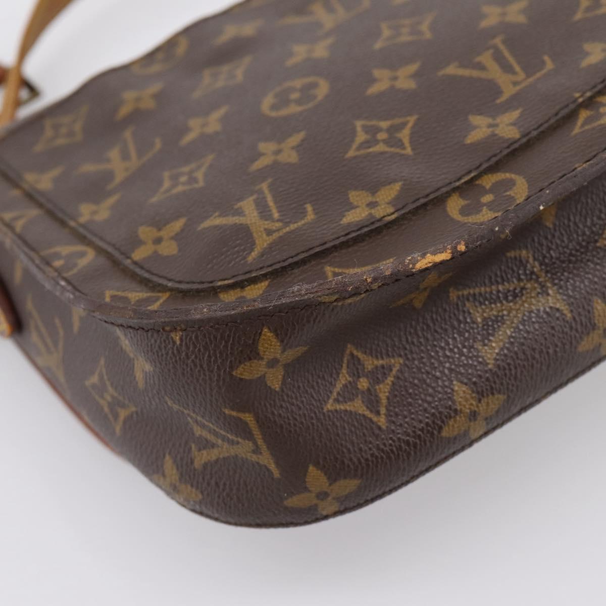 LOUIS VUITTON Monogram Saint Cloud GM Shoulder Bag M51242 LV Auth 198696