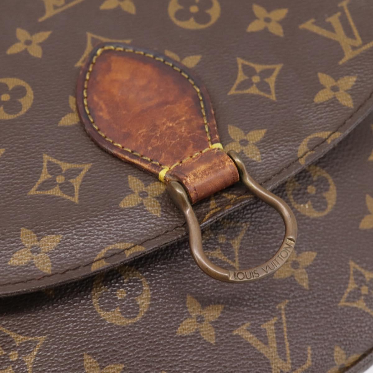 LOUIS VUITTON Monogram Saint Cloud GM Shoulder Bag M51242 LV Auth 198696