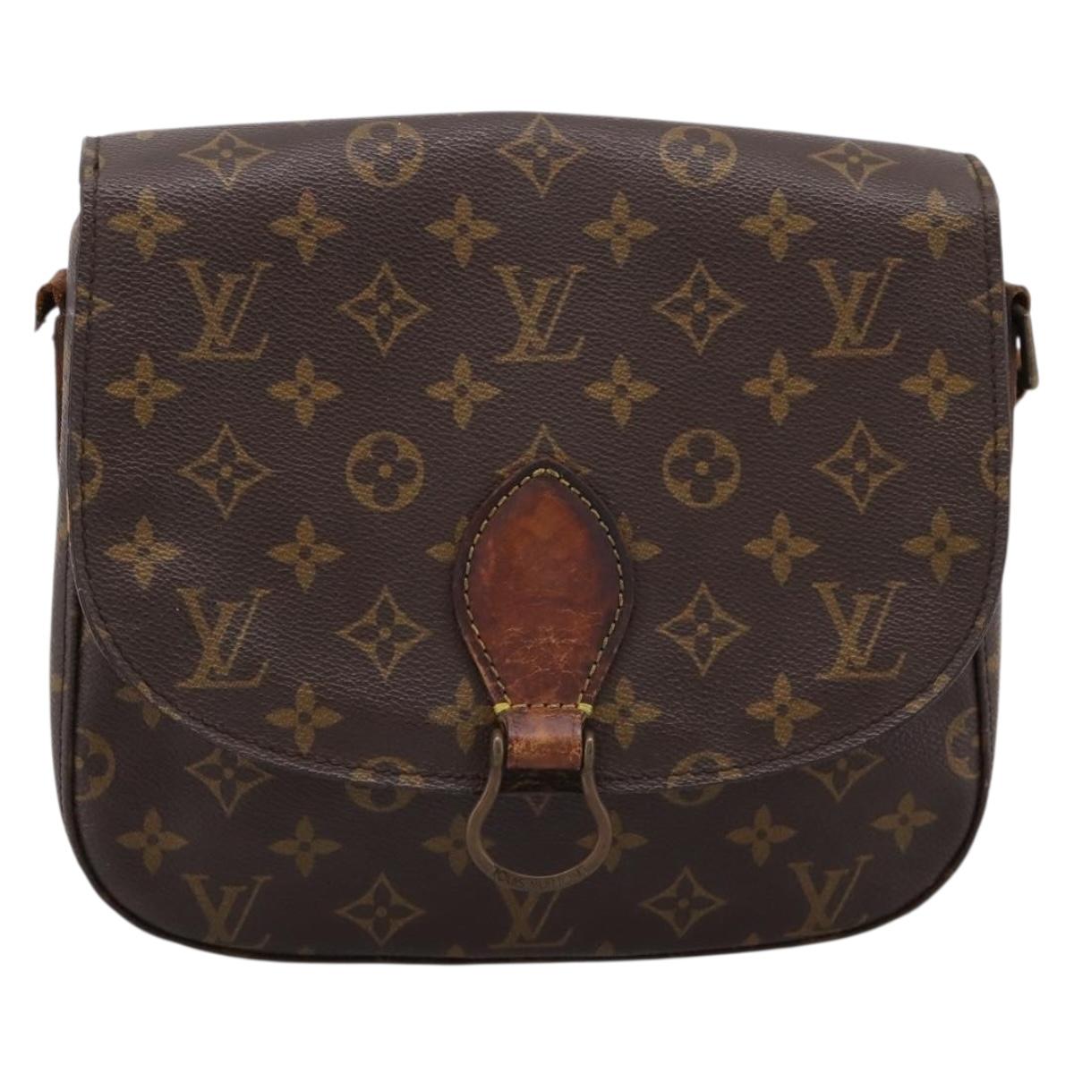 LOUIS VUITTON Monogram Saint Cloud GM Shoulder Bag M51242 LV Auth 198696